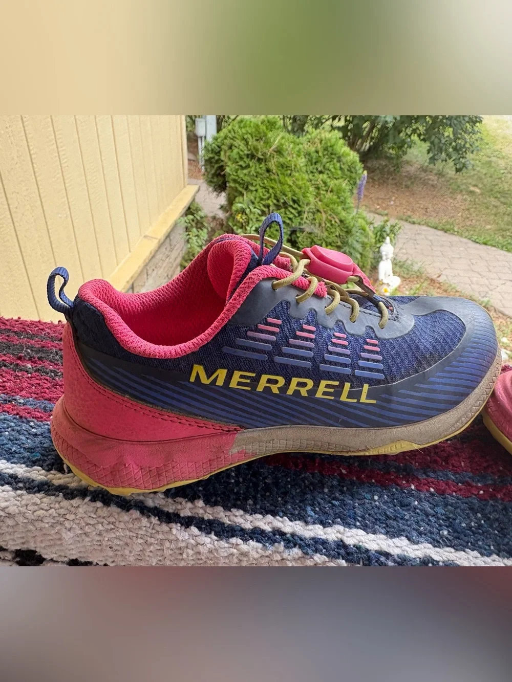 Merrell Navy and Pink Women's Trail Sneakers